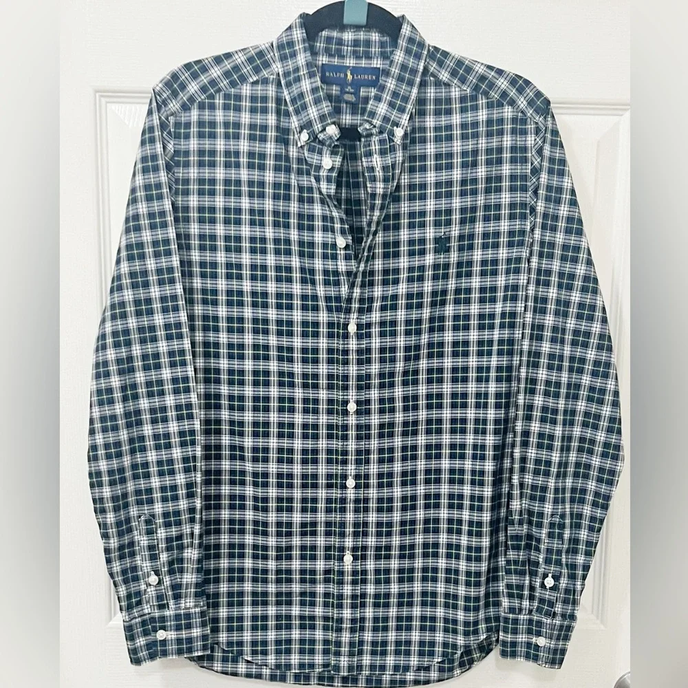 Ralph Lauren button down Shirt Size X Large 100% Cotton
